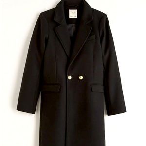 Abercrombie Tailored Wool-Blend Dad Coat XSP